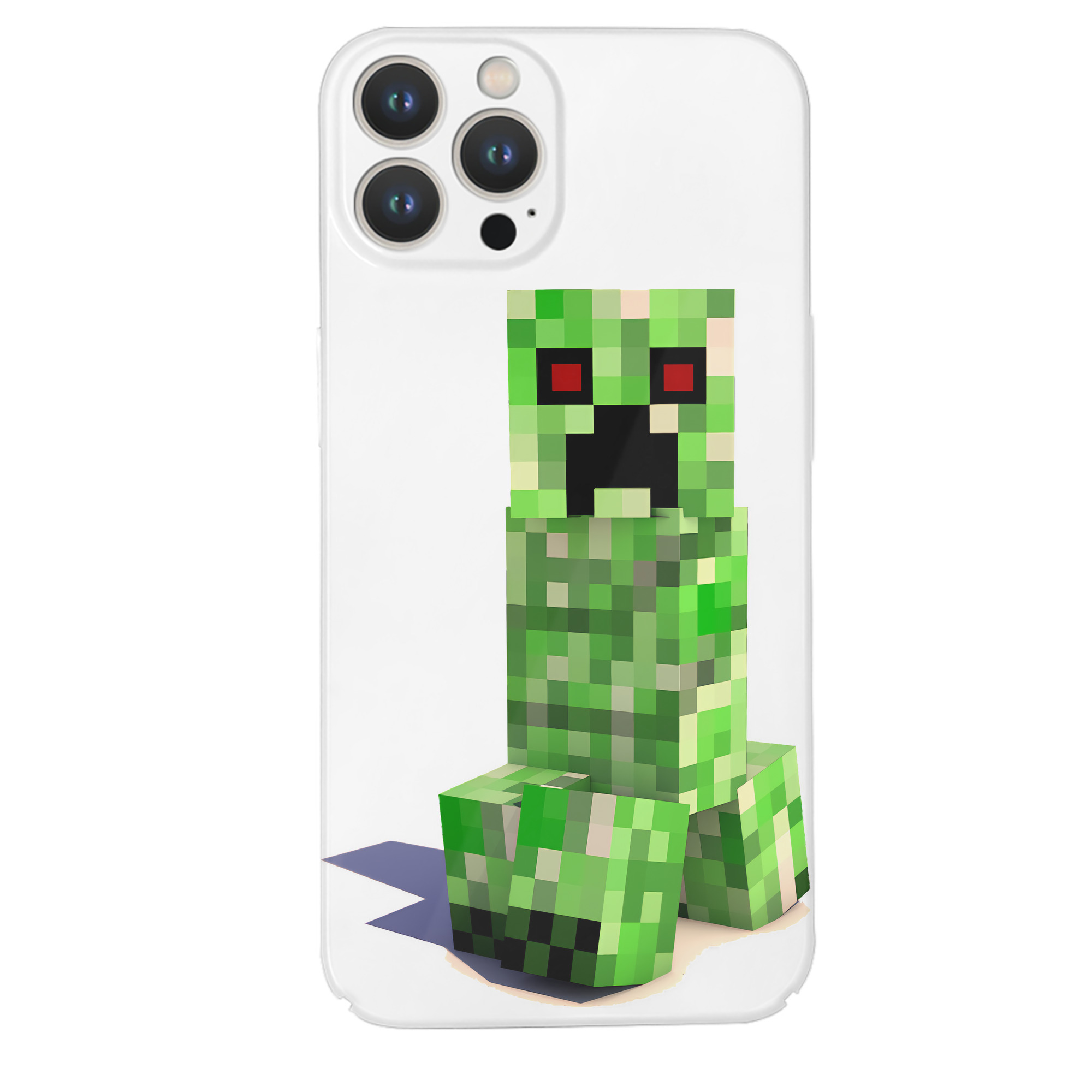 （画像用） マインクラフト ブロックの世界 Minecraft MC Block world 【iPhone 14シリーズ対応】ハードケース